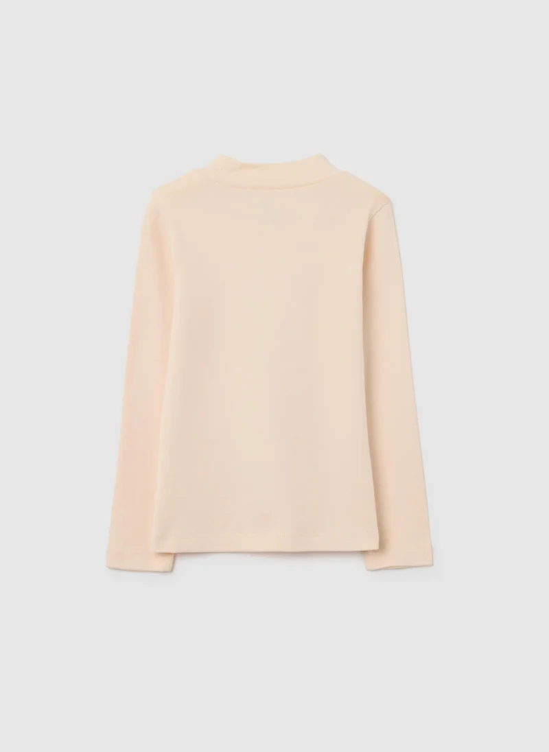 Ovs OVS Girl'S Beige Pure Cotton Sweater, Regular Fit